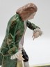 19th Century XL Sitcendorf German Hand Painted Porcelain & Lace Figural Grouping