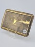 Antique Japanese Komai Damascene Mixed Metal Cigarette Case with Mount Fuji