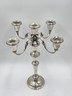 Antique Pair Of 1920's Gorham Sterling Silver Candelabra 5 Candle Holders. #638.