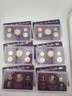 Set Of 1984 To 1989 U.S. Mint Proof Set Lot (6 Sets) Complete Original Packaging