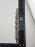 Vintage Silver Pewter &Enamel Souvenir Bracelet Spain & Portugal Shield Flags 8"