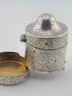Ultra Rare 19th C Antique Tiffany & Co Repousse Sterling Match Safe w Ash Drawer