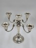 Antique Pair Of 1920's Gorham Sterling Silver Candelabra 5 Candle Holders. #638.