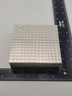 Antique Italian 800 Silver Wood Lined Cigarette Box Mid Century Modern Square