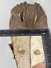 Fang Ngil Mask Gabon African Tribal Art Hand Carved Wood Kaolin Antique 1900s