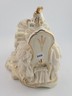 Antique Dresden Art Porcelain Lady at Grand Piano Figurine Lace Dress Germany