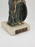 Vintage Greek Athena Statue Cast Bronze on Marble Base. Goddess of Wisdom & War