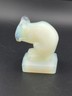 RARE SIGNED SABINO FRANCE "SOURIS" MOUSE ART DECO OPALESCENT GLASS CAR MASCOT