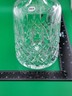 Vintage Signed Waterford Crystal KELSEY Spirit Decanter 9 1/2" W Stopper.