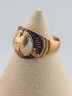 Vintage 10k Solid Gold Masonic Ostby Barton Shriner Ring Size 9. Weight 6.1 Gram