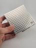 Antique Italian 800 Silver Wood Lined Cigarette Box Mid Century Modern Square