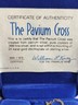 Vtg NIB Franklin Mint "The Pavium Cross" Pure Crystals .999 Silver Necklace COA