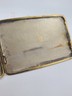 Antique Japanese Komai Damascene Mixed Metal Cigarette Case with Mount Fuji