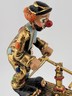 1983 Ron Lee CLOWN ON RAILROAD TRAIN CART WITH BIRD very rare clowns onyx base