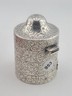 Ultra Rare 19th C Antique Tiffany & Co Repousse Sterling Match Safe w Ash Drawer