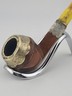 Antique 1940's Magyar Occa Pipe Silver Band Meerschaum Lined w/ Case Broken Stem