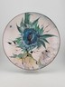 Bachrach Art Enamels Gumps San Francisco 8" Enamel on Copper Plate Artist Signed