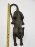 Vtg African Benin Bronze Leopard 15” Edo Kingdom Style Lost Wax Tribal Sculpture