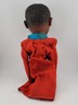 VINTAGE CASSIUS CLAY (MUHAMMED ALI) BOXER TOY WITH GLOVES  - 10" TALL - Working