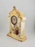 Antique Victorian Porcelain Hand Painted Mantle Clock. C 1890. Working  Cond.