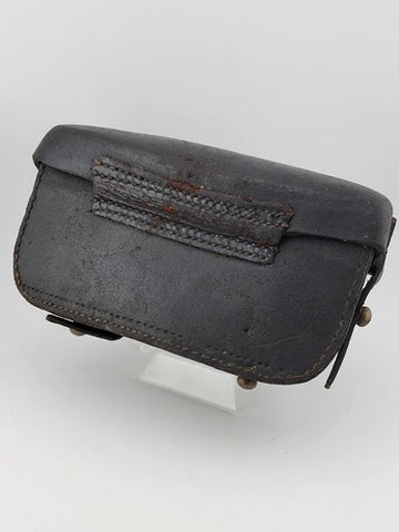 Private: Antique 1876 Indian Wars 120R Leather Cartridge / Ammo Pouch Arsenal
