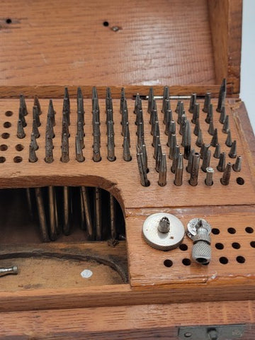 ANTIQUE C 1904 ESSER SWITZERLAND WATCHMAKER STAKING REPAIR TOOL Almost Complete.