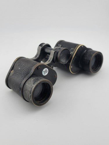 Rare 1914 WWI German Military Binoculars G. Rodenstock Dienstglas Munchen Dienst