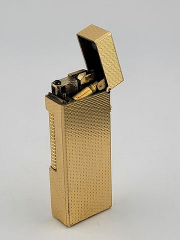 Vintage Dunhill Rollagas Gold Tone Made in Switzerland Very Clean. Untested.