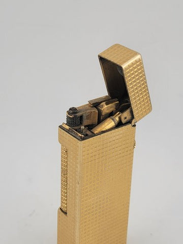 Vintage Dunhill Rollagas Gold Tone Made in Switzerland Very Clean. Untested.