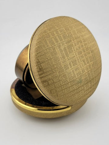 Vintage Seth Thomas Travel Alarm Clock With Original Clam Shell Case Germany