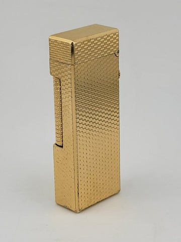 Vintage Dunhill Rollagas Gold Tone Made in Switzerland Very Clean. Untested.