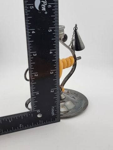 Rare Exceptional 18th c. GEORGIAN WAX JACK FOR SEALING DOCUMENTS & SIGNET RINGS