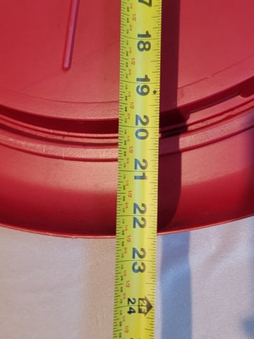 Vintage 1993 Old Milwaukee Beer Sign 22.5" Round Plastic Clock For Bar/ Mancave.