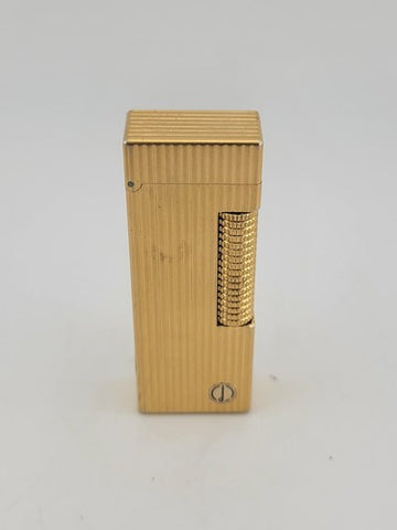 Vintage Dunhill Rollagas Gold Tone Made in Switzerland Very Clean. Untested.