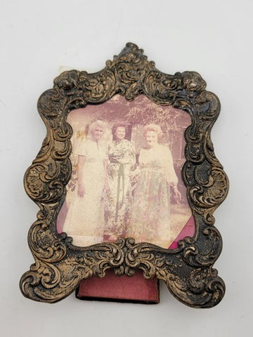 Antique Victorian Miniature Picture Farmes. Gorham Sterling Silver & Baroque.