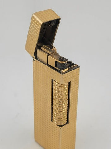 Vintage Dunhill Rollagas Gold Tone Made in Switzerland Very Clean. Untested.