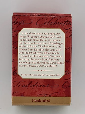 Hallmark Keepsake Christmas Ornament: Star Wars - YODA - 1997