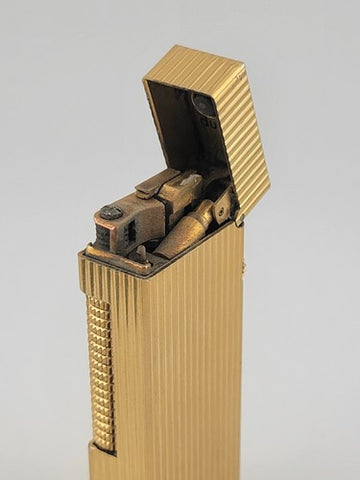 Vintage Dunhill Rollagas Gold Tone Made in Switzerland Very Clean. Untested.