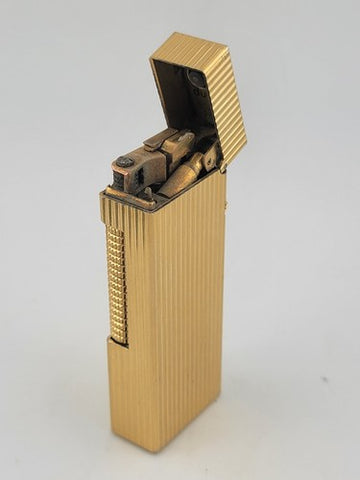 Vintage Dunhill Rollagas Gold Tone Made in Switzerland Very Clean. Untested.