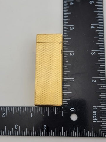 Vintage Dunhill Rollagas Gold Tone Made in Switzerland Very Clean. Untested.