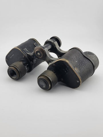 Rare 1914 WWI German Military Binoculars G. Rodenstock Dienstglas Munchen Dienst