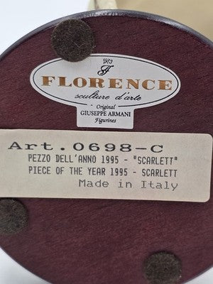 Giuseppe Armani Florence Scarlett 1995 Figurine of the Year 0698-C Box & COA