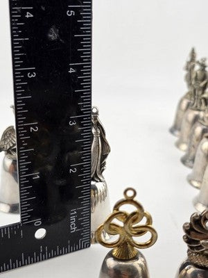 Vintage Complete Set of 12 Reed & Barton's 12 Days of Christmas Silver Bells.