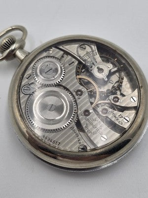 Antique 1892 Elgin Grade 118 17J 18S Pocket Watch Glass Exhibition Back Running
