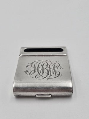 Rare Antique Tiffany & Co. Sterling Silver 925 Hinged Flip Matchbook Cover Case