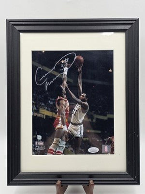 Cedric Maxwell Signed 8x10 Photo Framed Auto JSA Witnessed Celtics #31 NBA
