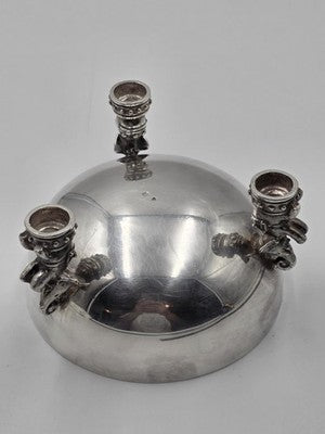 Rare OOAK Jean Boggio Figural Elephant Silver Centerpiece Bowl Surrealist Decor