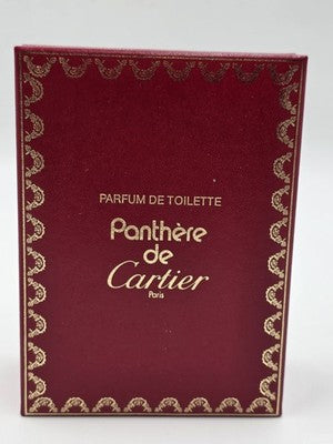 Vintage Panthere de Cartier 50ml Natural Spray Perfume Empty Bottle Box France