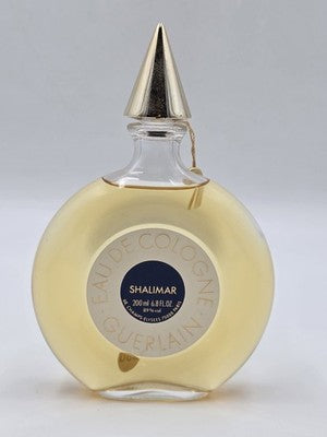 Vintage 1980's Guerlain Shalimar Eau de Cologne 200ml 6.8oz Splash Full.