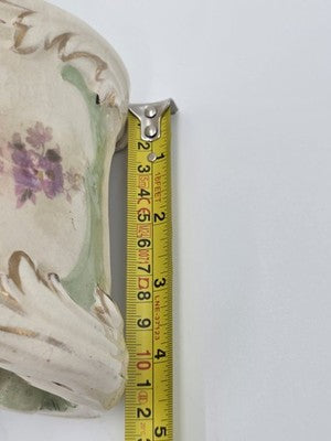 Antique 19thC Royal Bonn Germany La Corsica Ansonia Porcelain Mantel Clock Works